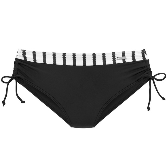 Lascana Black and White Nautical Stripe Bikini - Picture 4 of 8